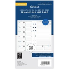 [000025-68437] Filofax Recharge pour agenda Personal Semaine sur 1 page + not...
