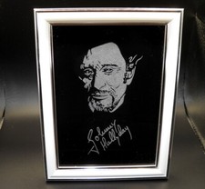 Cadre en verre gravé par