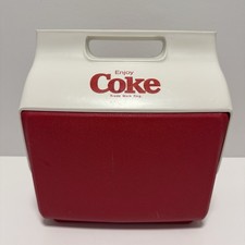Vintage Igloo Cooler Coca-cola Collab Red/White Carry Case Lunchmate