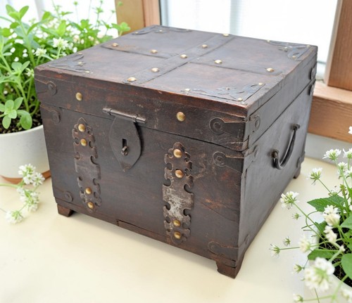 Coffre rangement bois - coffre, en