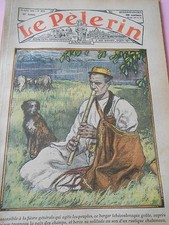 Czechoslovak Shepherd Playing to the Sound of a Rustic Torch Print 1936
