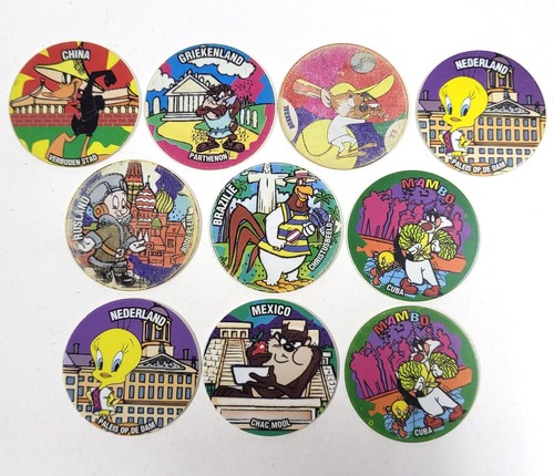 Vintage 1990s tazos - 1990s, world