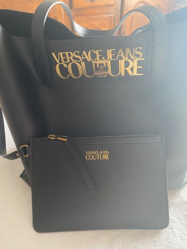 Grand sac épaule noir versace - grand,