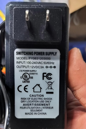 Fy0631203000 12v 2 1 - 12v, 5.5*2.1