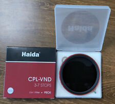 Open Box Haida PRO II CPL-VND 2 in 1 82mm Filter Variable ND 3-7 Stop CPL 2-In-1