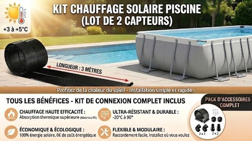 Chauffage solaire piscine hors - chauffage,