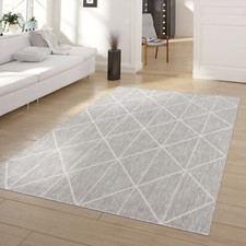 Tapis Jardin Tapis Exterieur Terrasse Cuisine Scandi Motif Geometrique