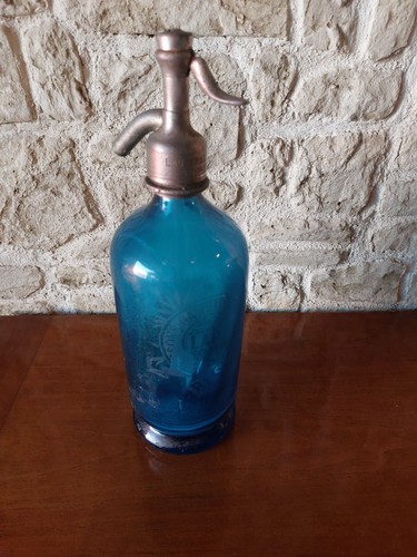 Bouteille siphon bleu lauzal - siphon,