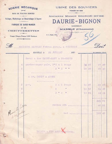 Mansle scierie daurie - mansle,