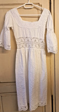 Robe ancienne femme - coton