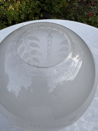 Lampe pétrole globe verre - a,