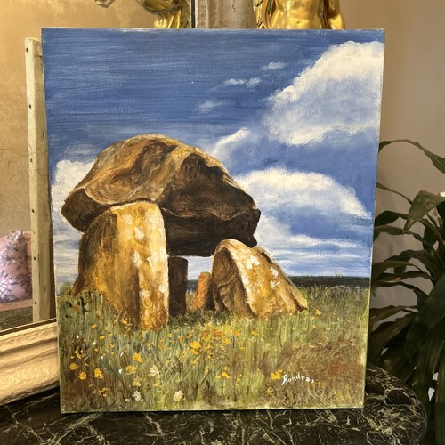 Tableau huile sur toile - huile,