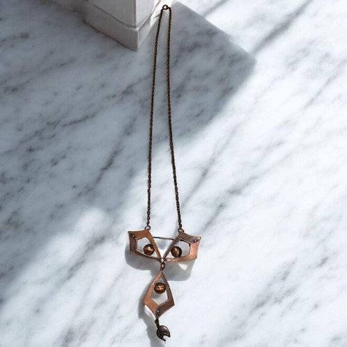 Collier ancien art déco fer