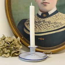 Ancien Bougeoir en Tôle