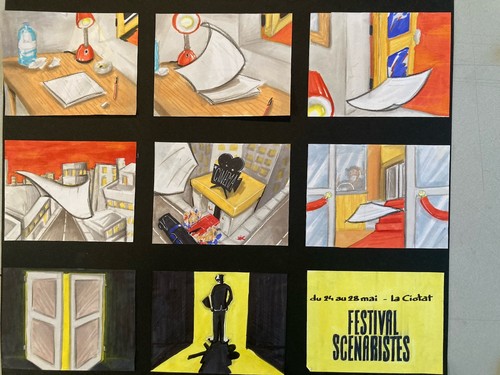 Peinture collage 1980 - collage,