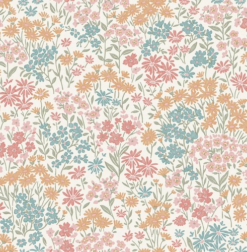 Papier peint multicolore - papier,