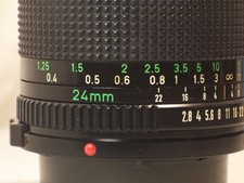 Objectif canon F-D 24mm 2.8