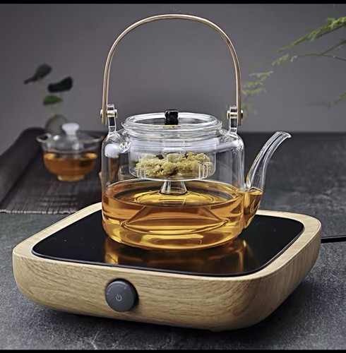 Théière verre transparent - théière, en