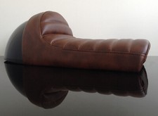 Cafe Racer Mini Hump Seat Seat Selle Banc Banco, Brown