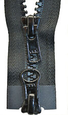 YKK Strong 2 Way Zip Plastic 8mm Black 20-200cm for Jackets etc