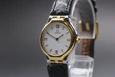 "Near Mint+++" OMEGA De Ville Cal.1456 Symbol Roman Quartz Women's Watch JAPAN