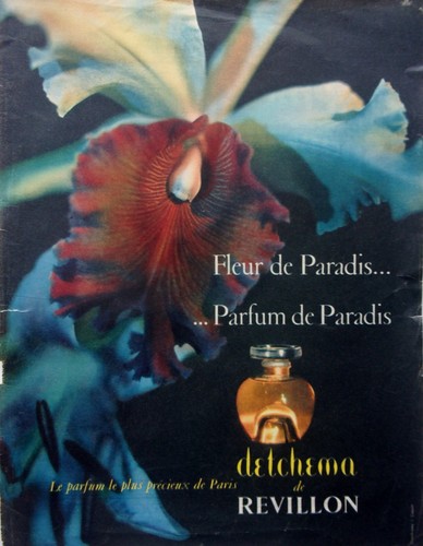 Publicite papier parfum - papier,