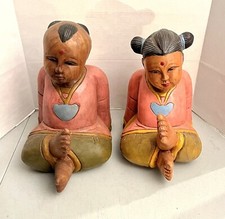Vintage Life Sized Carved Wood