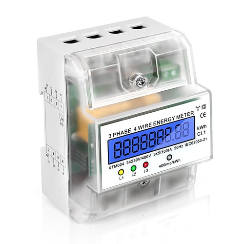 Compteur electrique triphasé - compteur,