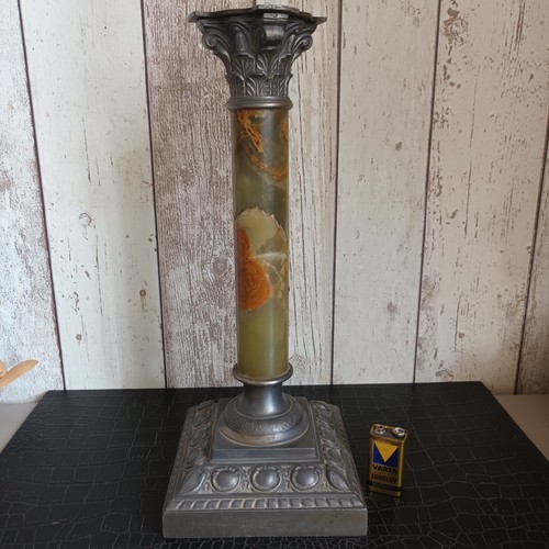 Ancien pied lampe - ancien, a