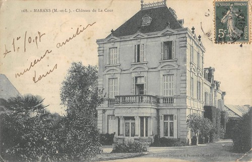 Cpa marans chateau la - 49,