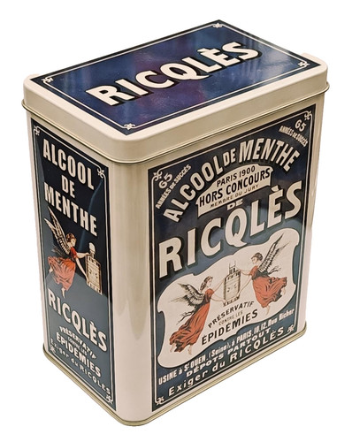 Boite métal ricqlès - métal,