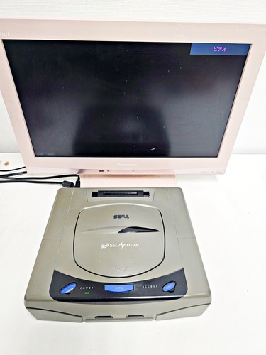 Sega saturn grey console - saturn, junk
