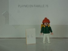 PLAYMOBIL vintage city life town garçon écolier cartable du set 3522 de 1984 #6