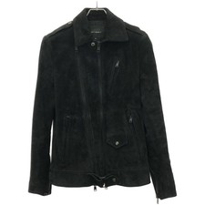 1piu1uguale3 unopiu unouguale tresuede leather double riders jacket Used MESC-0