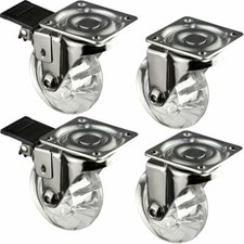 4x Roulettes pour Meubles Set