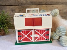 925⚜️ Old Fisher Price Play Family Farm Educational Farm Toy Ref 915