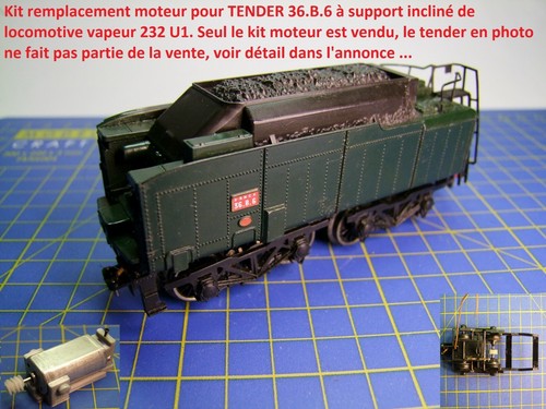 Kit motorisation tender 36b6 - motorisation,