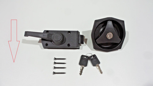 Fap serrure porte noir - serrure, de