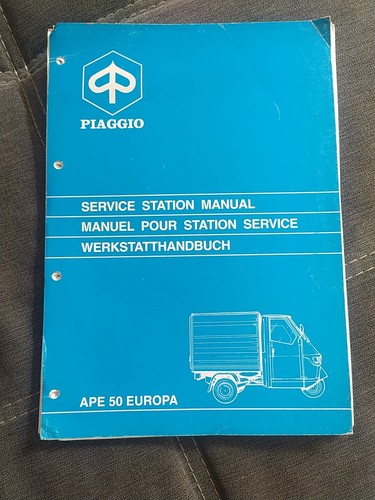Manuel station service piaggio - station,