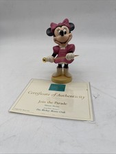 Disney WDCC Mickey Mouse Club Figurine Minnie Mouse Join The Parade With COA