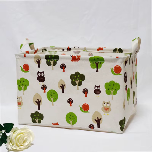 Boîte rangement tissu pliable - rangement,