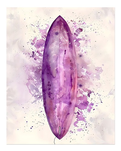 Affiche planche surf - de,