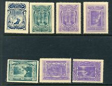 FRANCE Forest Leqague Des Amis de la Foret de Soignes  7 POSTER STAMP Set L166 