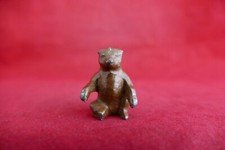 Hollow Lead Wild Animals Zoo Bear Bear Sitting - 2.5cm Tall