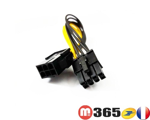 Cable alimentation 6pin vers - cable,