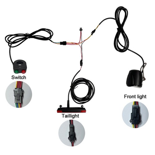 60v ebike lampe tête - ebike, de