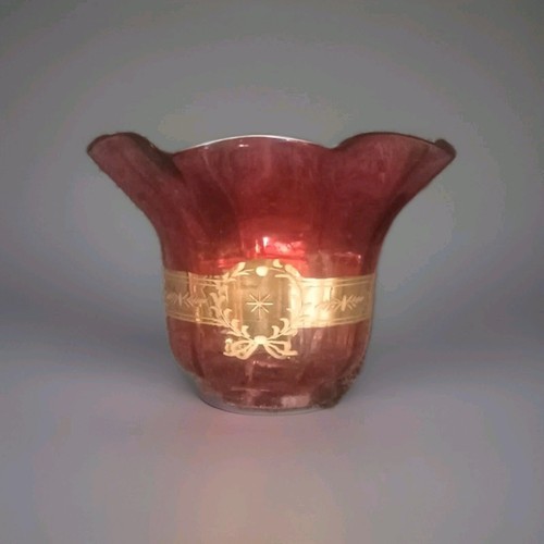Ancienne tulipe lampe à - de,