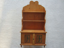 Antique Pine Doll Dinnerware Sideboard
