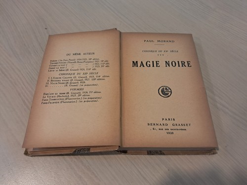 Magie noire paul morand - noire,