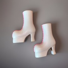 Chaussures Bottes Blanches Et